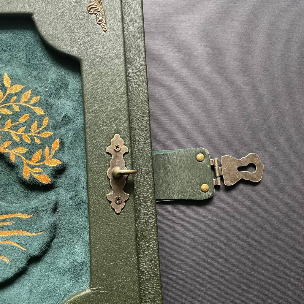 Ancestral Family Tree Book – Handcrafted Leather Genealogy Journal | Grimoire of Ancestral Magic & Family Heritage Heirloom