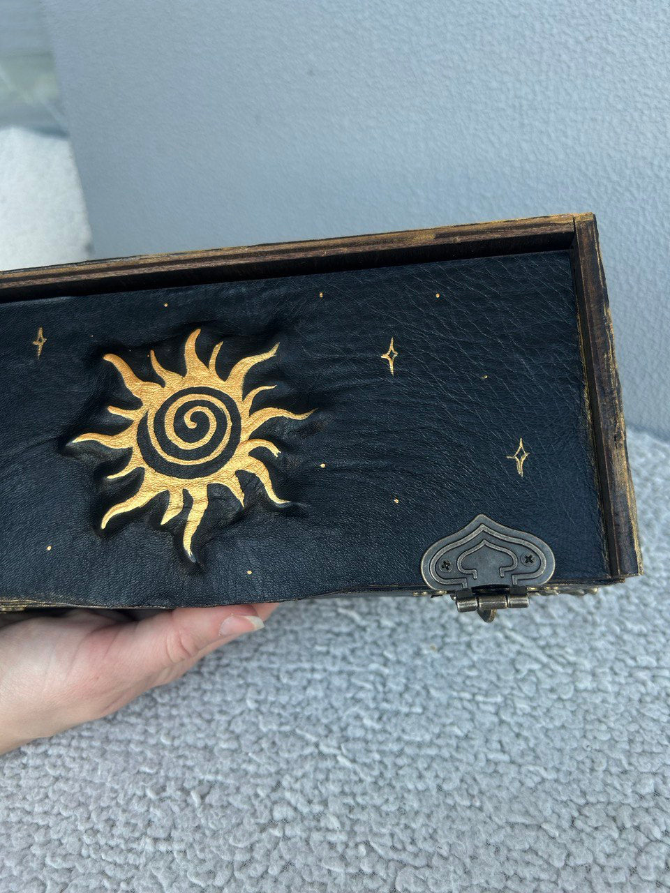 Handmade Witchcraft Box Set – Altar Supplies, Grimoire & Spell Bottles