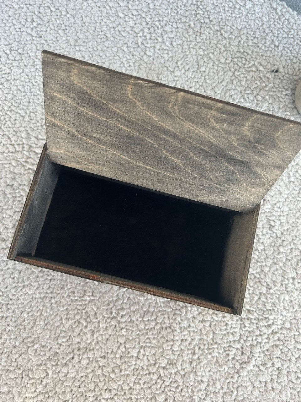 Gothic Black Leather Tarot Box – Witch Altar Storage for Runes & Jewelry