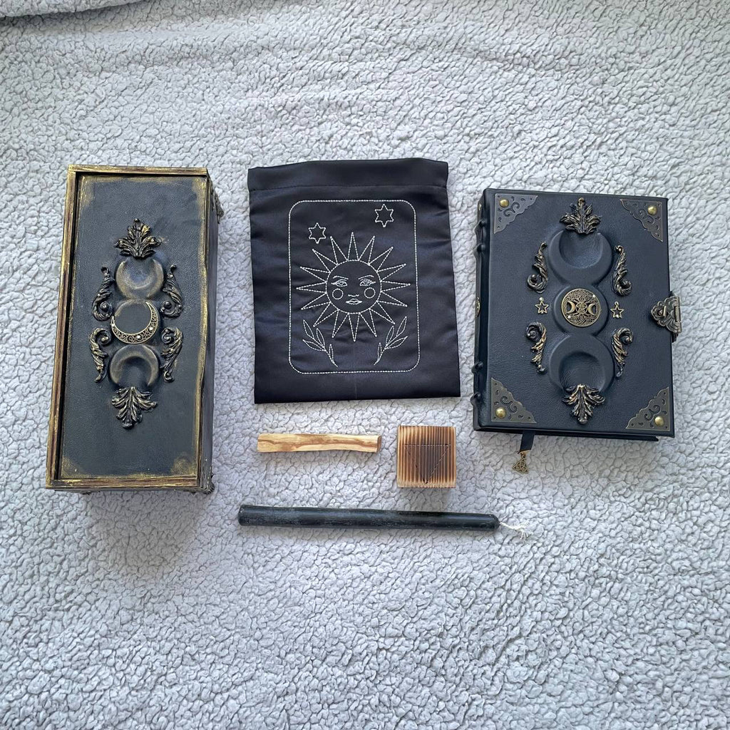 Gothic Witchcraft Box — Black Moon Altar Kit for Modern Witches