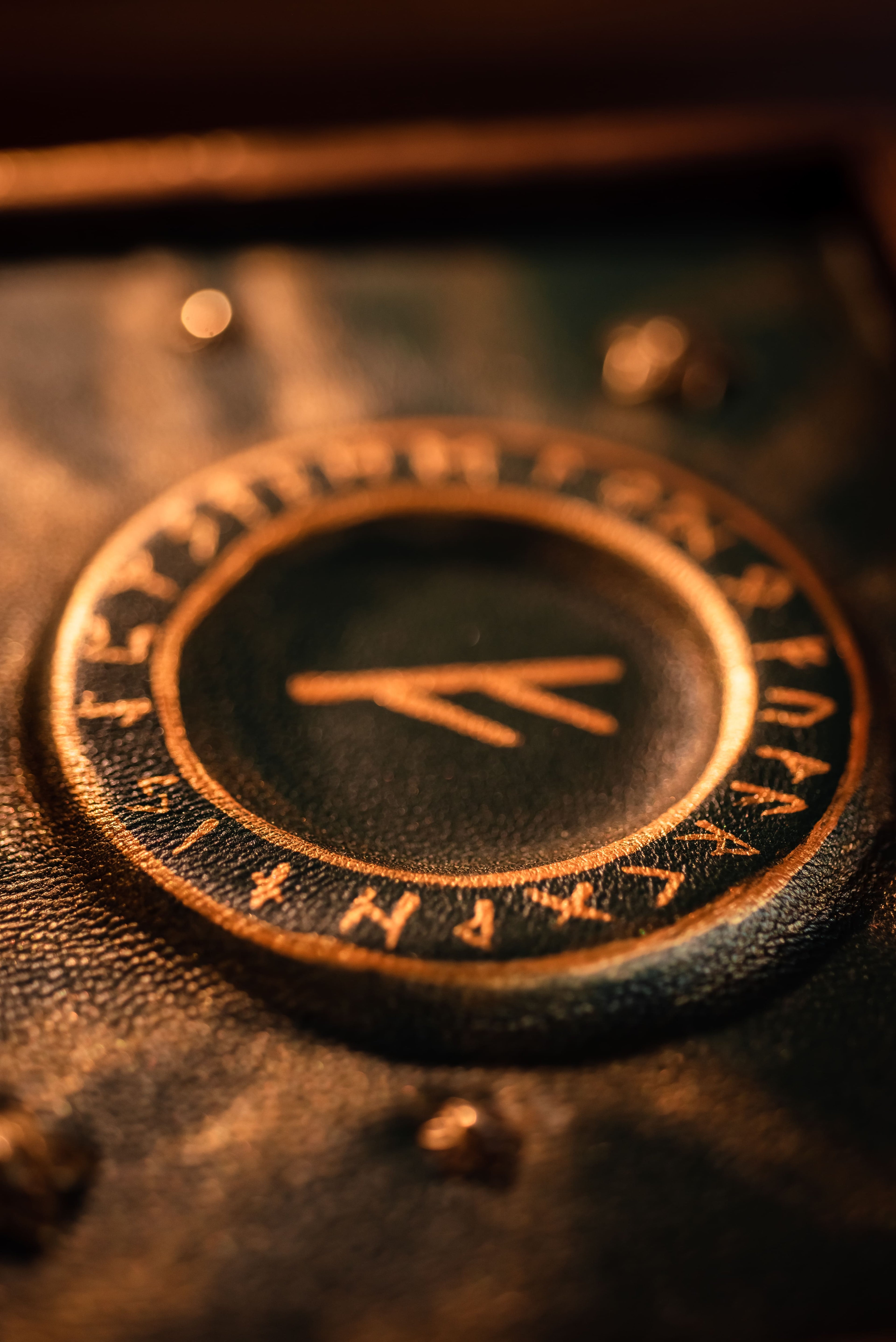 Personalized Fehu Rune Box | Handmade Leather Altar Box | Norse Rune Storage | Viking Keepsake Box