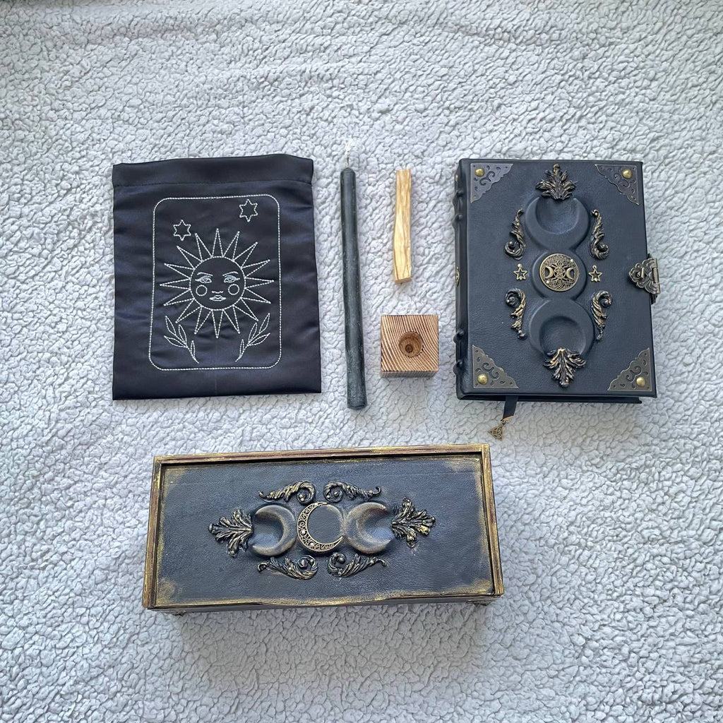 Gothic Witchcraft Box — Black Moon Altar Kit for Modern Witches