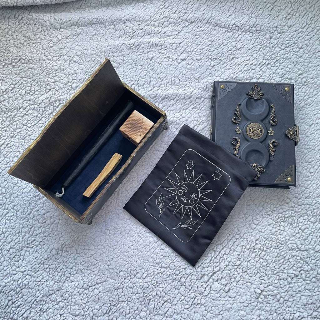 Gothic Witchcraft Box — Black Moon Altar Kit for Modern Witches