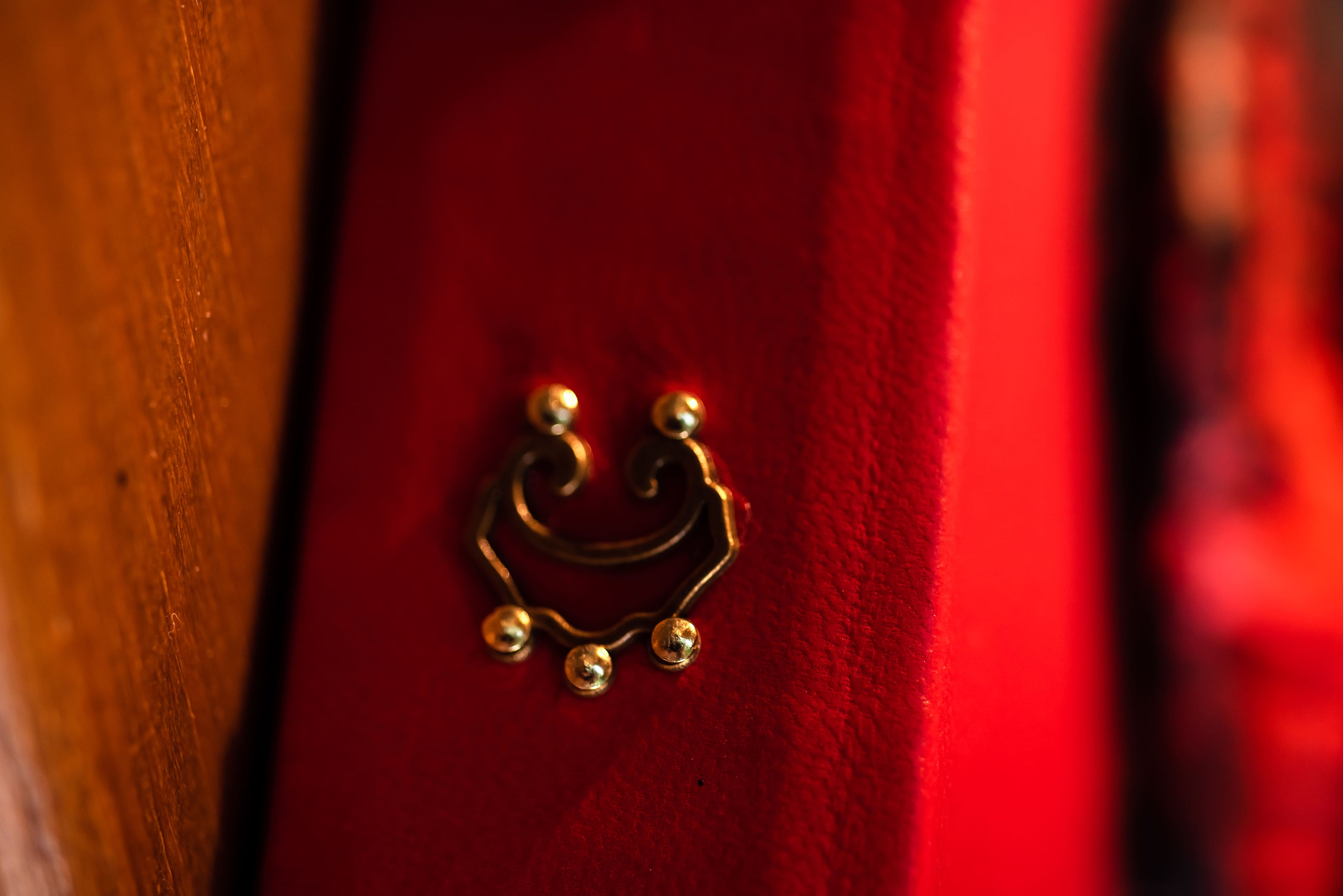 Red Priestess Grimoire | Lilith Demon Leather Book of Shadows | Horned Goddess Dark Magic Journal