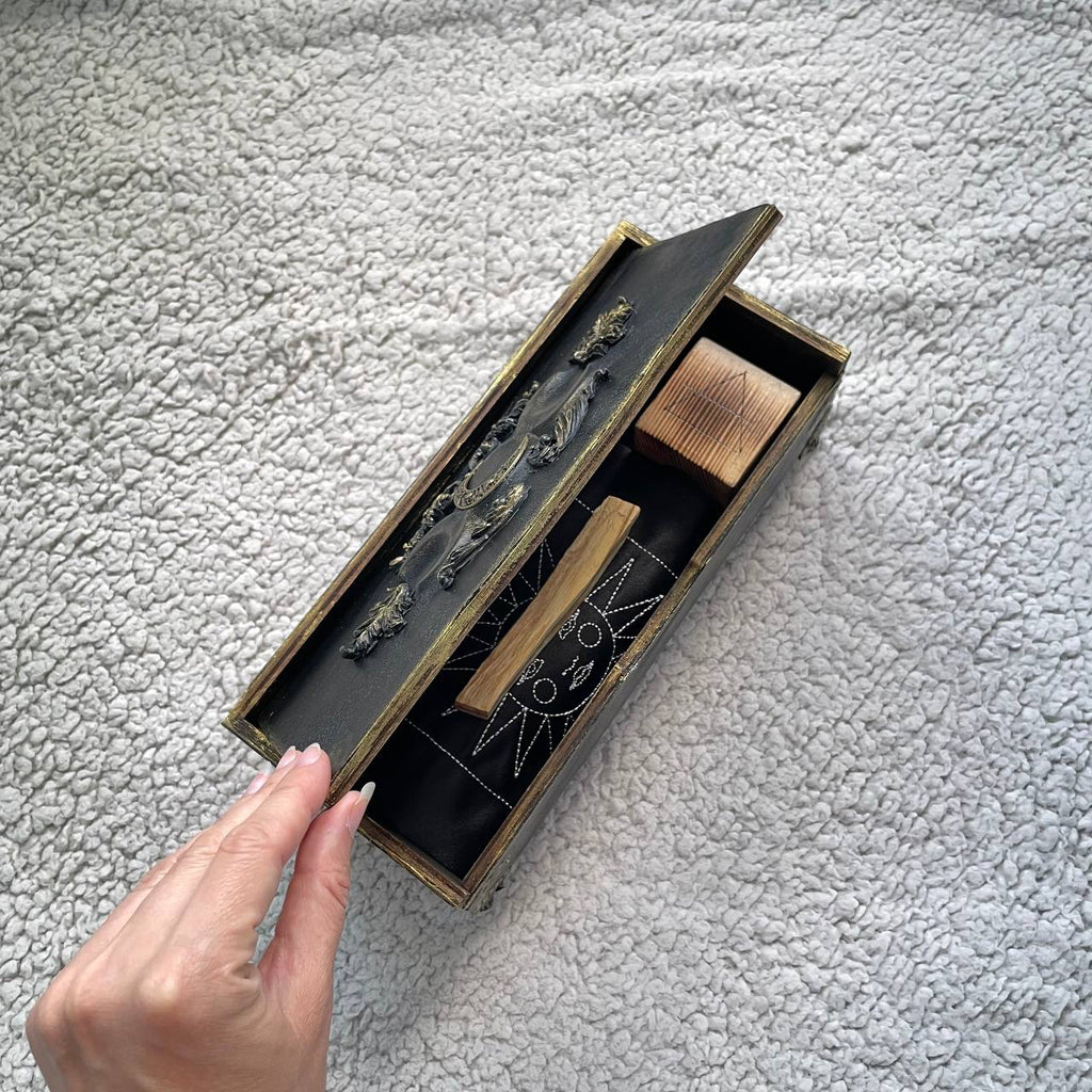 Gothic Witchcraft Box — Black Moon Altar Kit for Modern Witches