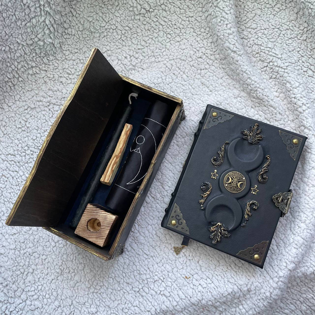 Gothic Witchcraft Box — Black Moon Altar Kit for Modern Witches