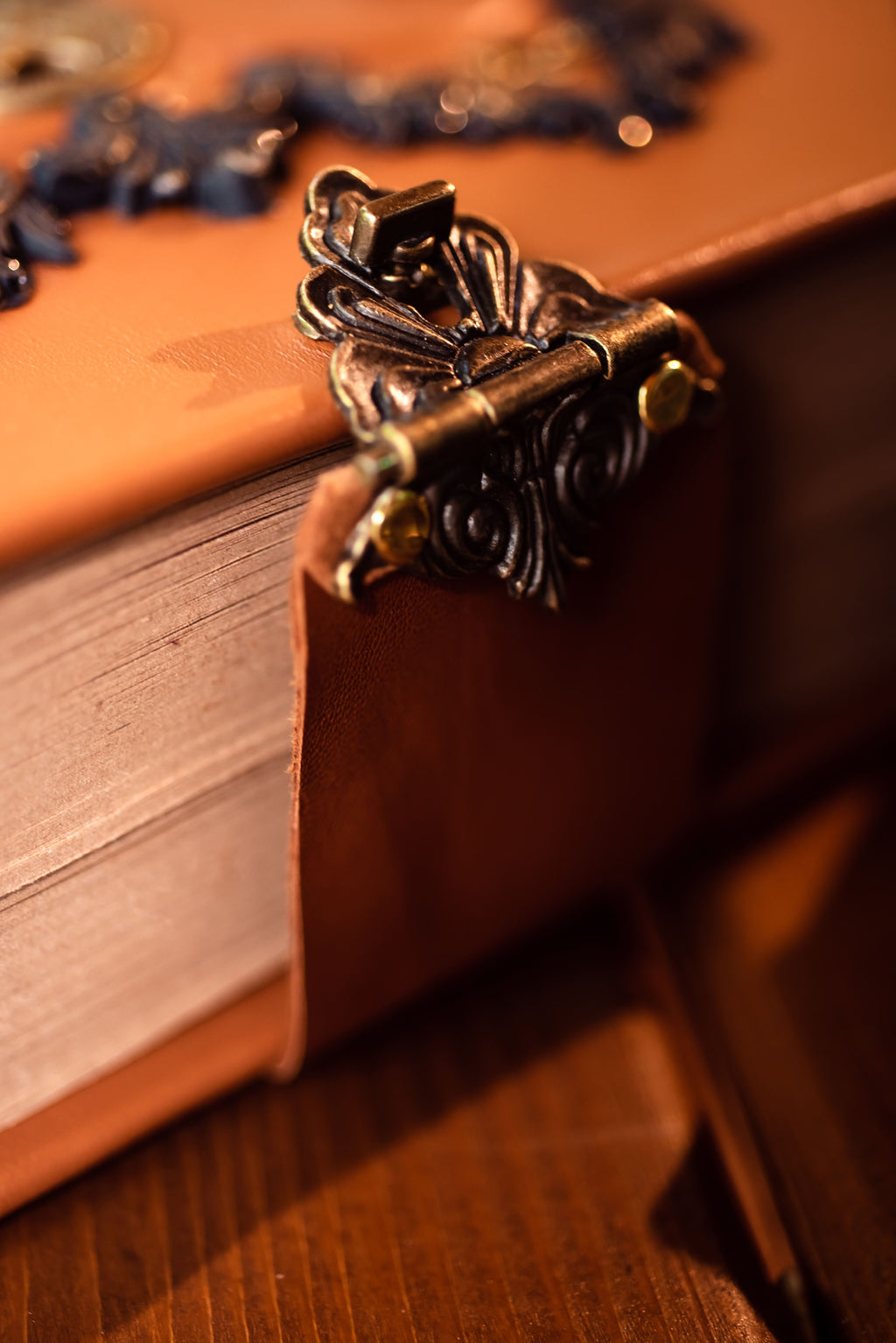 Black Moon Leather Grimoire | Handmade Gothic Book of Shadows | Witch Journal
