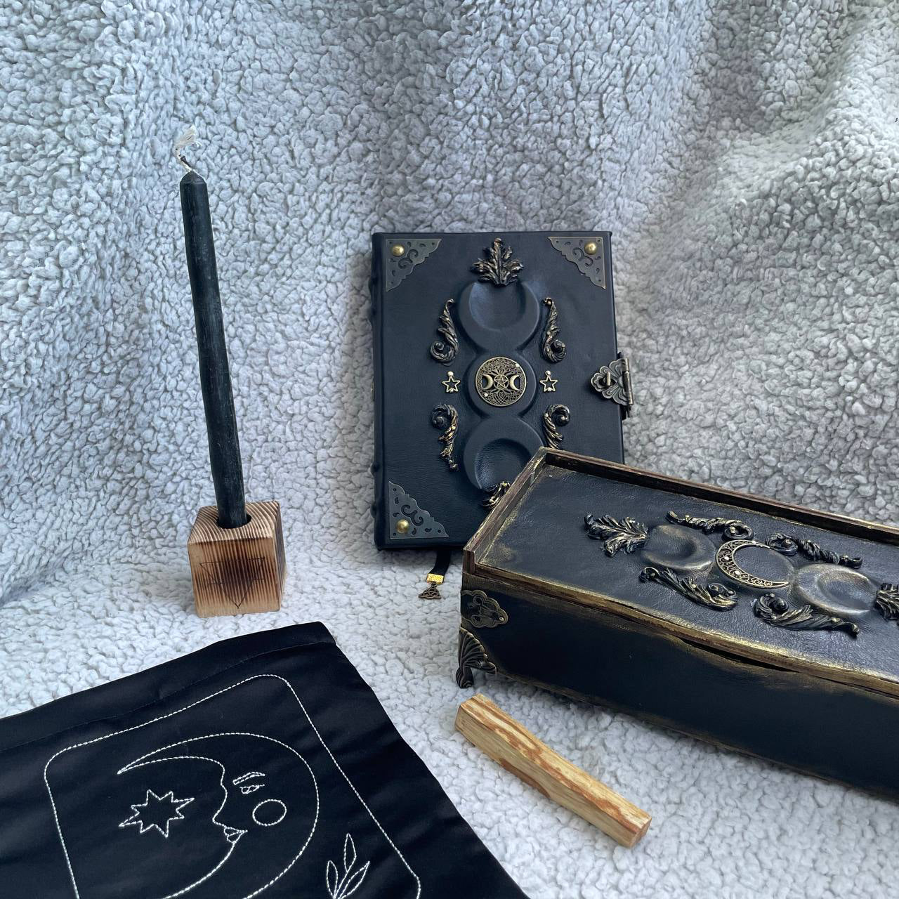 Gothic Witchcraft Box — Black Moon Altar Kit for Modern Witches