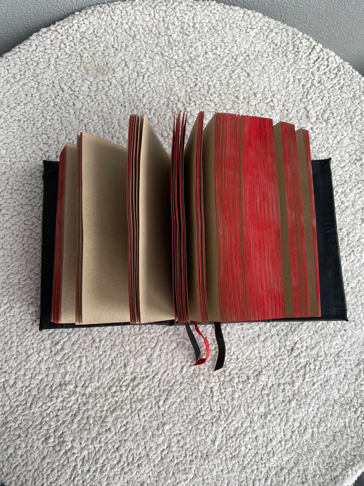 Lilith Sigil Grimoire • A5 Black Leather Spellbook • Handmade Witchcraft Journal