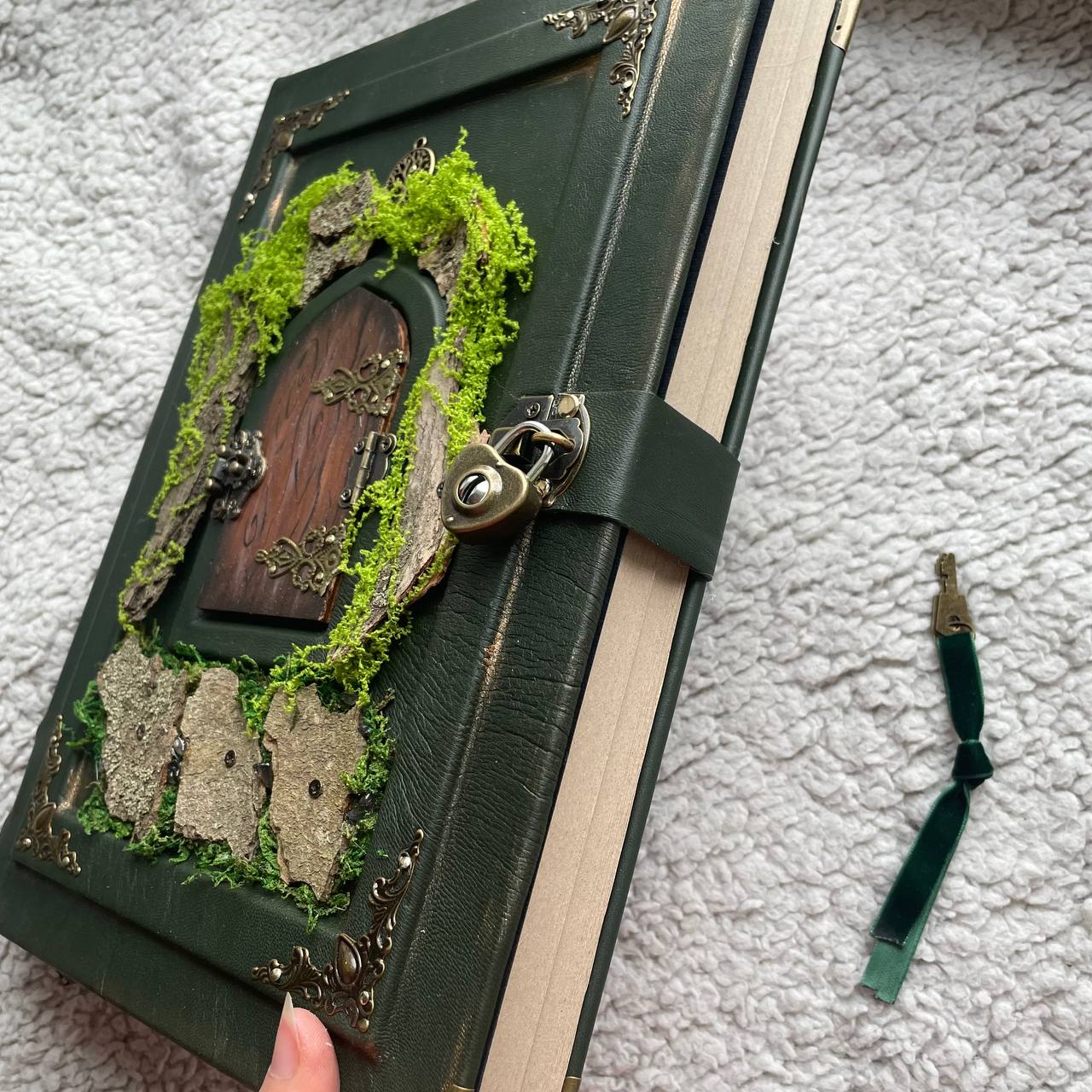 Enchanted Miniature Door – Forest Fairytale Grimoire