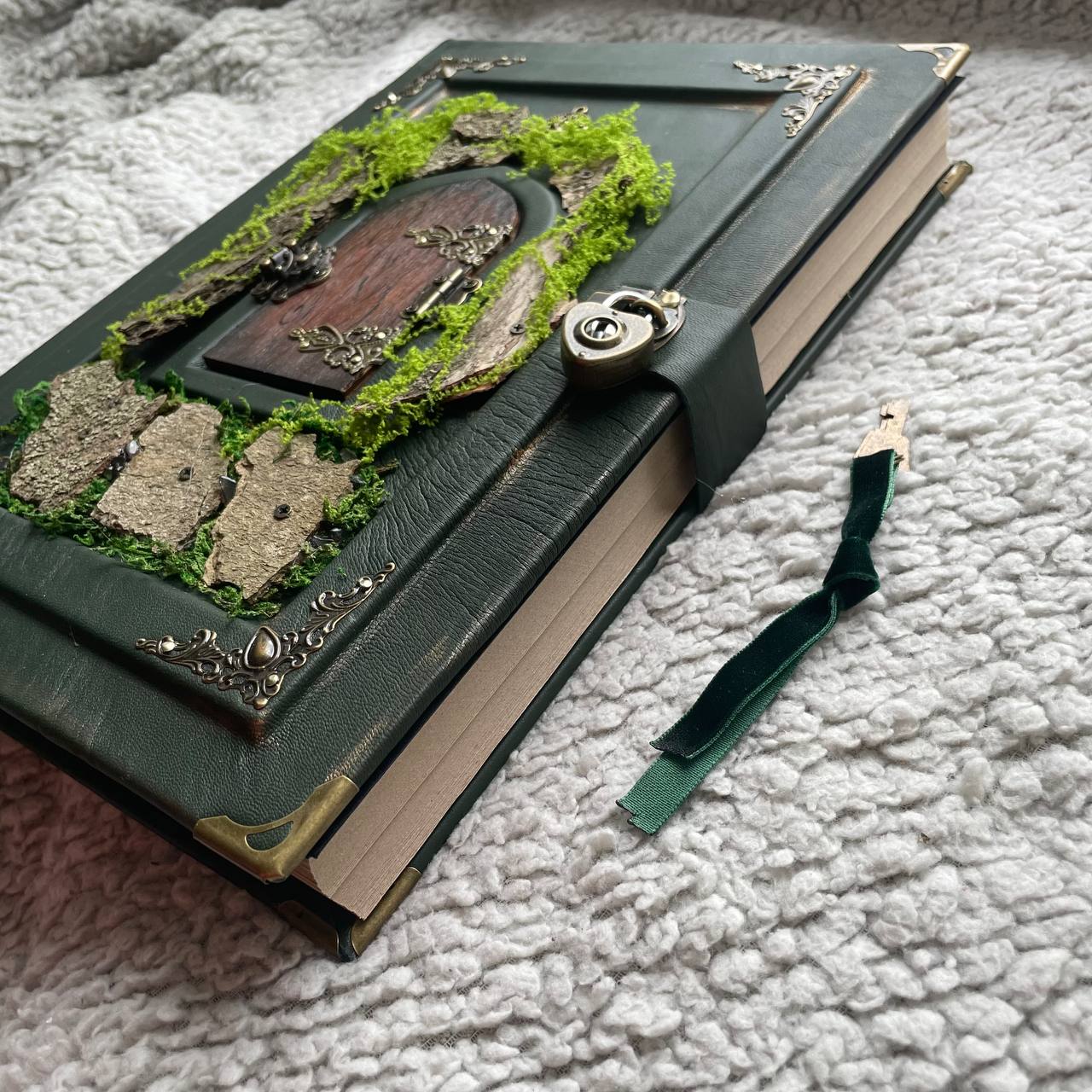 Enchanted Miniature Door – Forest Fairytale Grimoire
