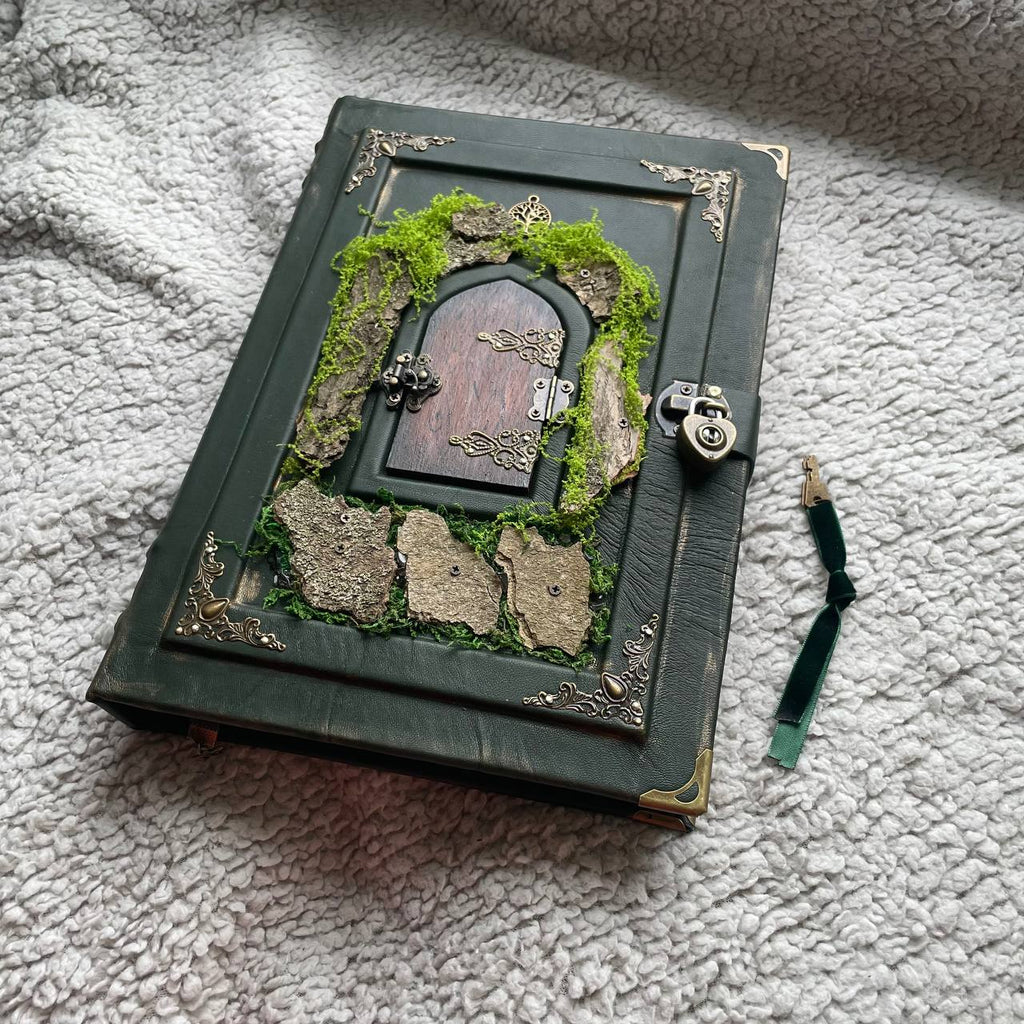 Enchanted Miniature Door – Forest Fairytale Grimoire