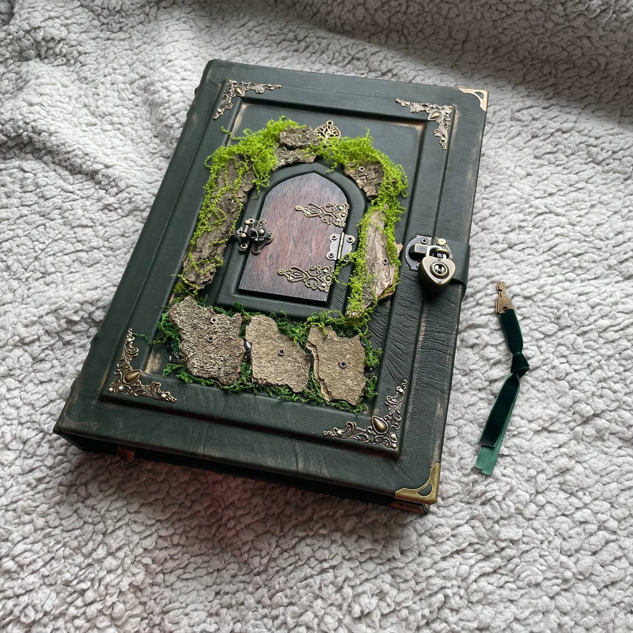Enchanted Miniature Door – Forest Fairytale Grimoire