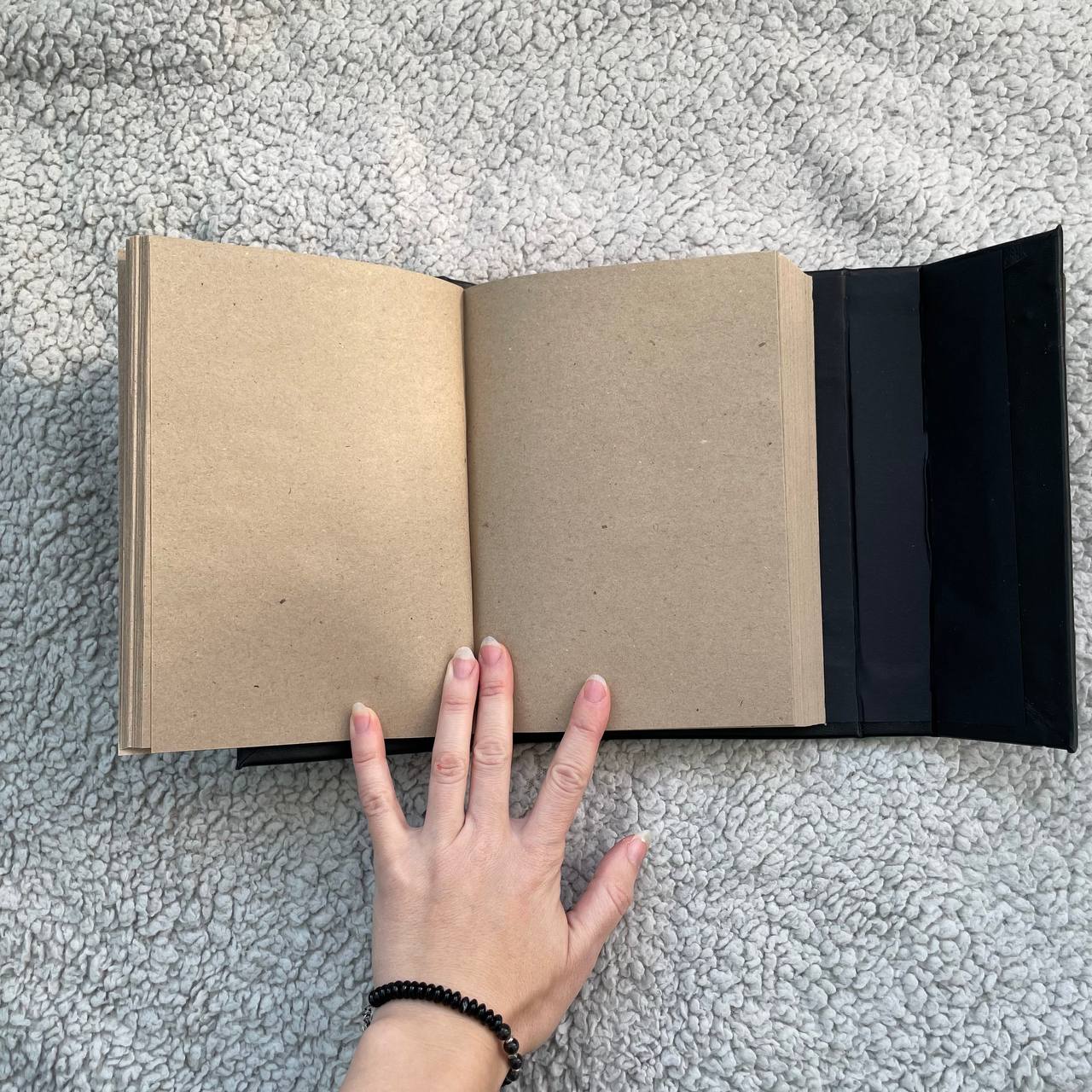 Personalized Leather Book of Shadows — “Magic Door” Grimoire