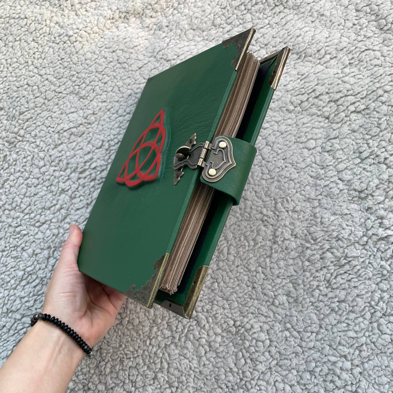 Triquetra Handmade Leather Planner Binder