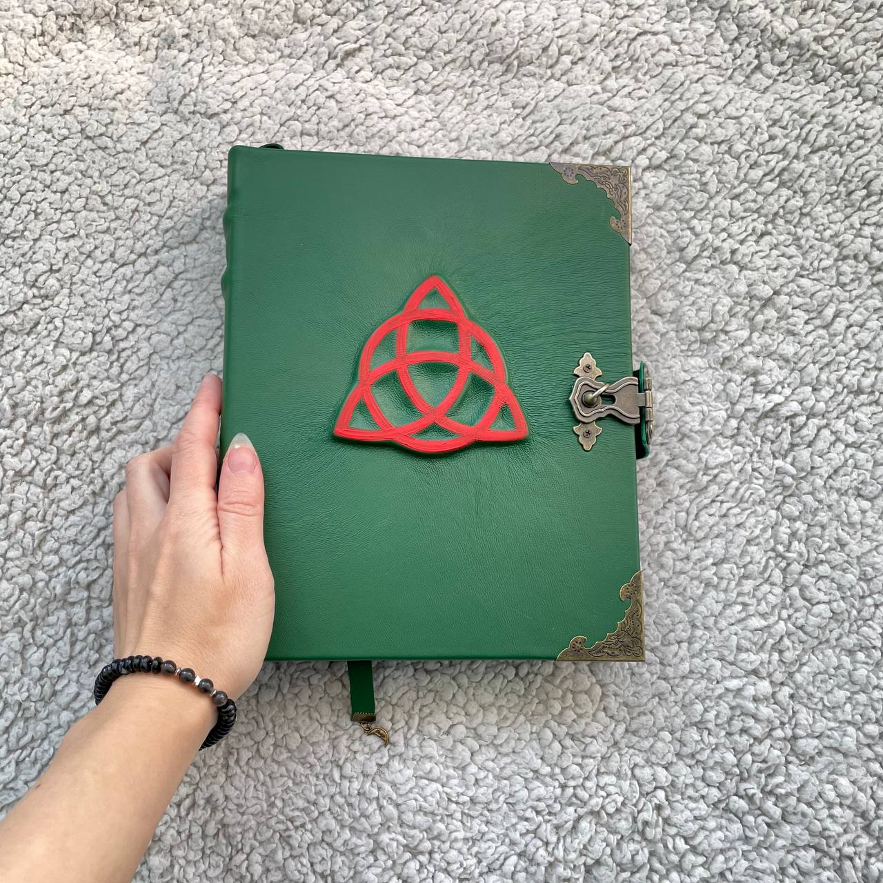 Triquetra Handmade Leather Planner Binder