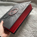 Lilith Sigil Grimoire – A4 Black Leather Witchcraft Journal | 600 Pages Handmade Spellbook