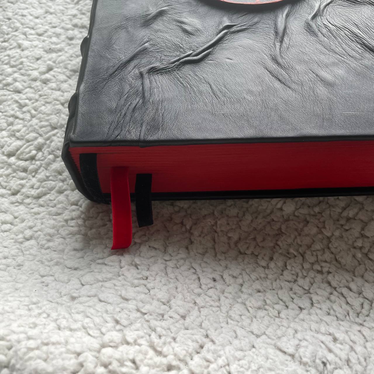 Lilith Sigil Grimoire – A4 Black Leather Witchcraft Journal | 600 Pages Handmade Spellbook