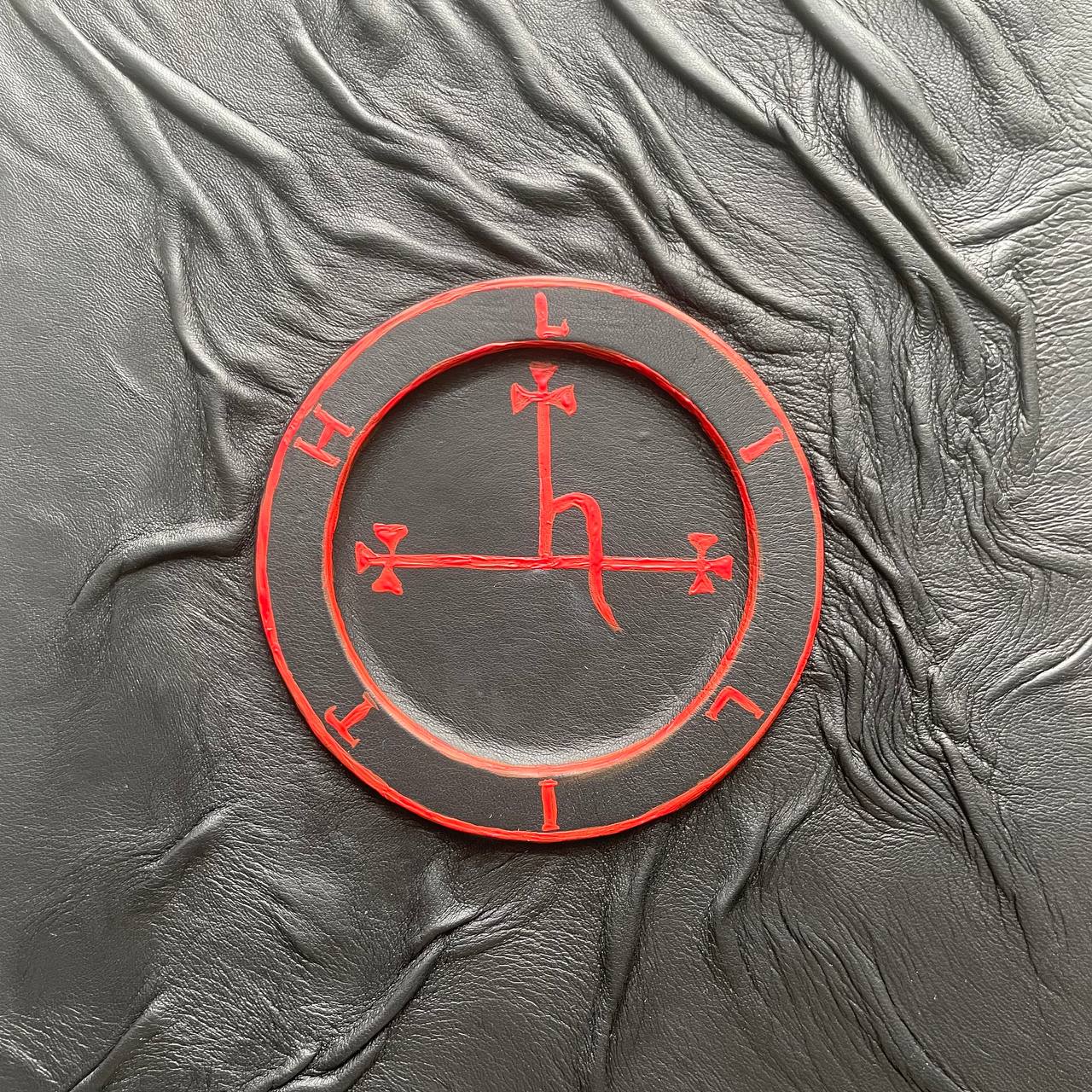 Lilith Sigil Grimoire – A4 Black Leather Witchcraft Journal | 600 Pages Handmade Spellbook