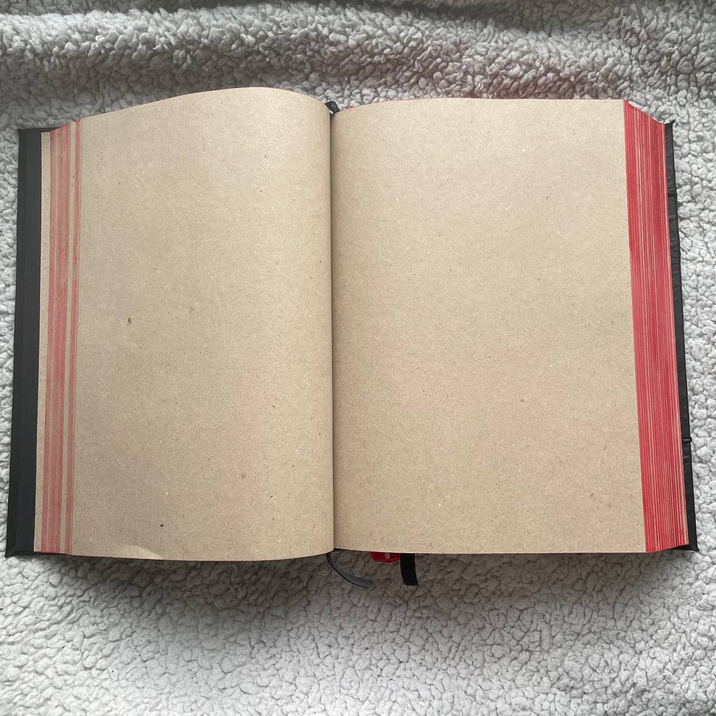 Lilith Sigil Grimoire – A4 Black Leather Witchcraft Journal | 600 Pages Handmade Spellbook