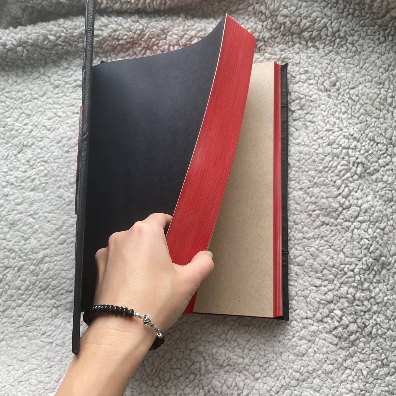 Lilith Sigil Grimoire – A4 Black Leather Witchcraft Journal | 600 Pages Handmade Spellbook