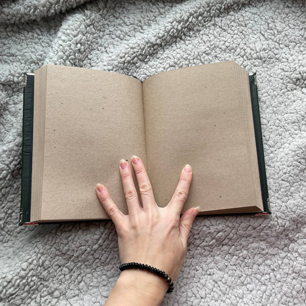 Personalized Leather Recipe Book – Handcrafted Family Heirloom