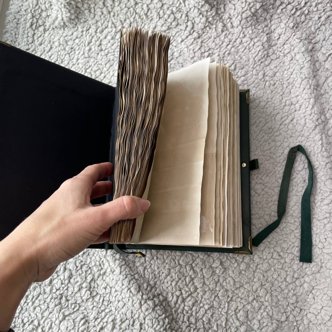 Pentiment Inspired Grimoire Notebook | Medieval Manuscript Style Journal | Handmade Witchcraft & Gothic Writing Book