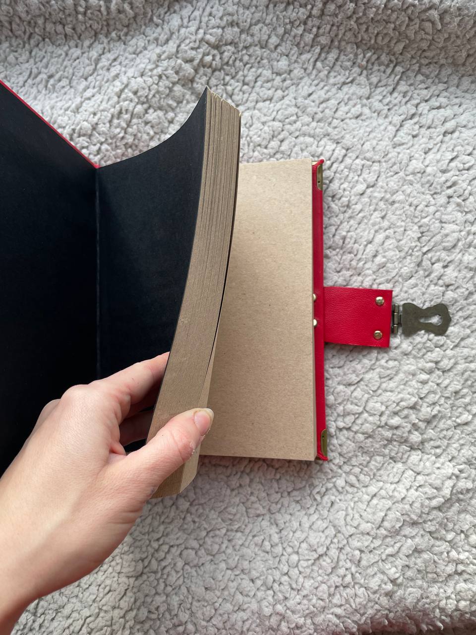 Death’s Head Hawkmoth Grimoire – Handmade Gothic Leather Spellbook with Bronze Moth, Dark Witch Journal