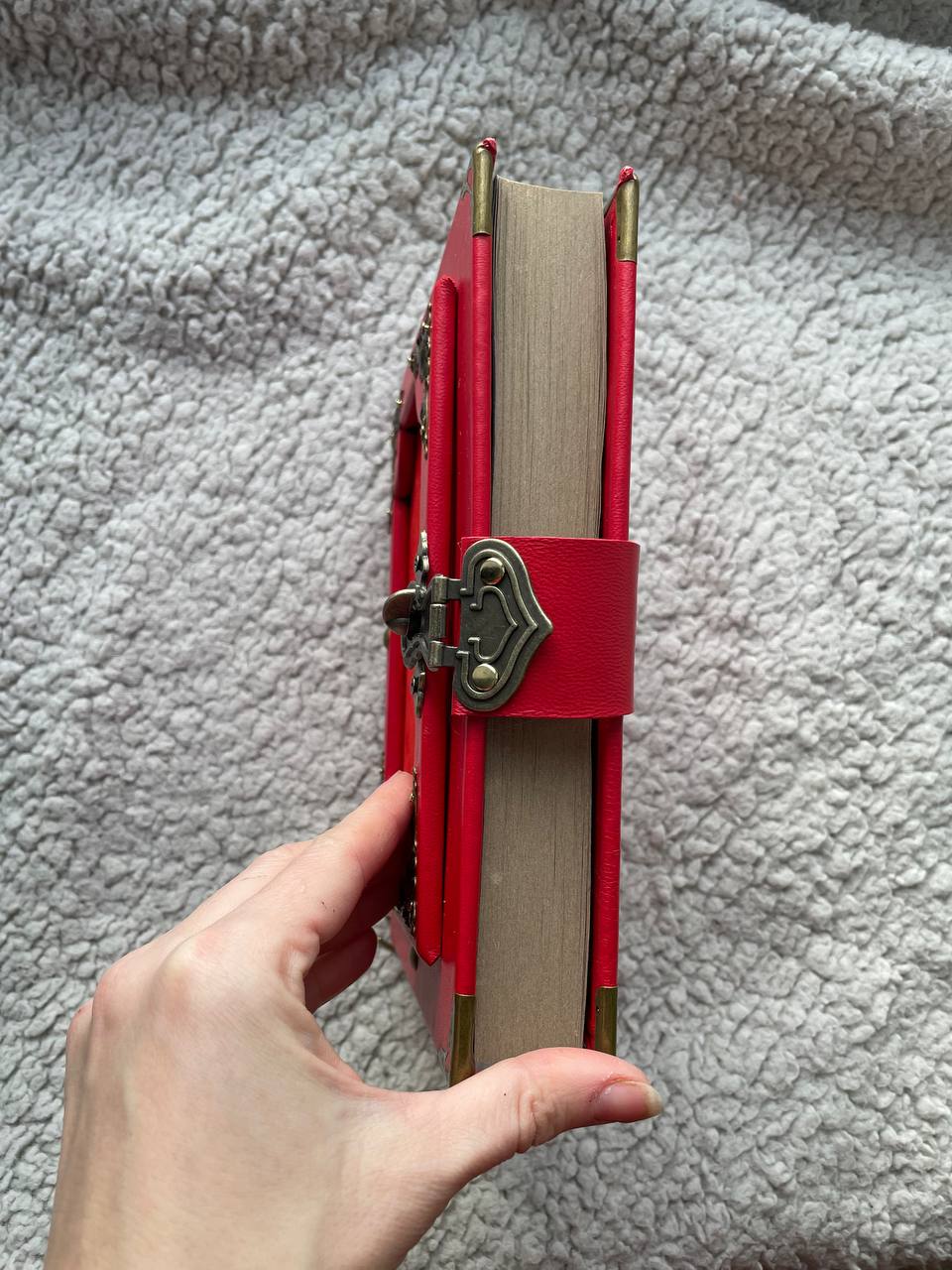 Death’s Head Hawkmoth Grimoire – Handmade Gothic Leather Spellbook with Bronze Moth, Dark Witch Journal