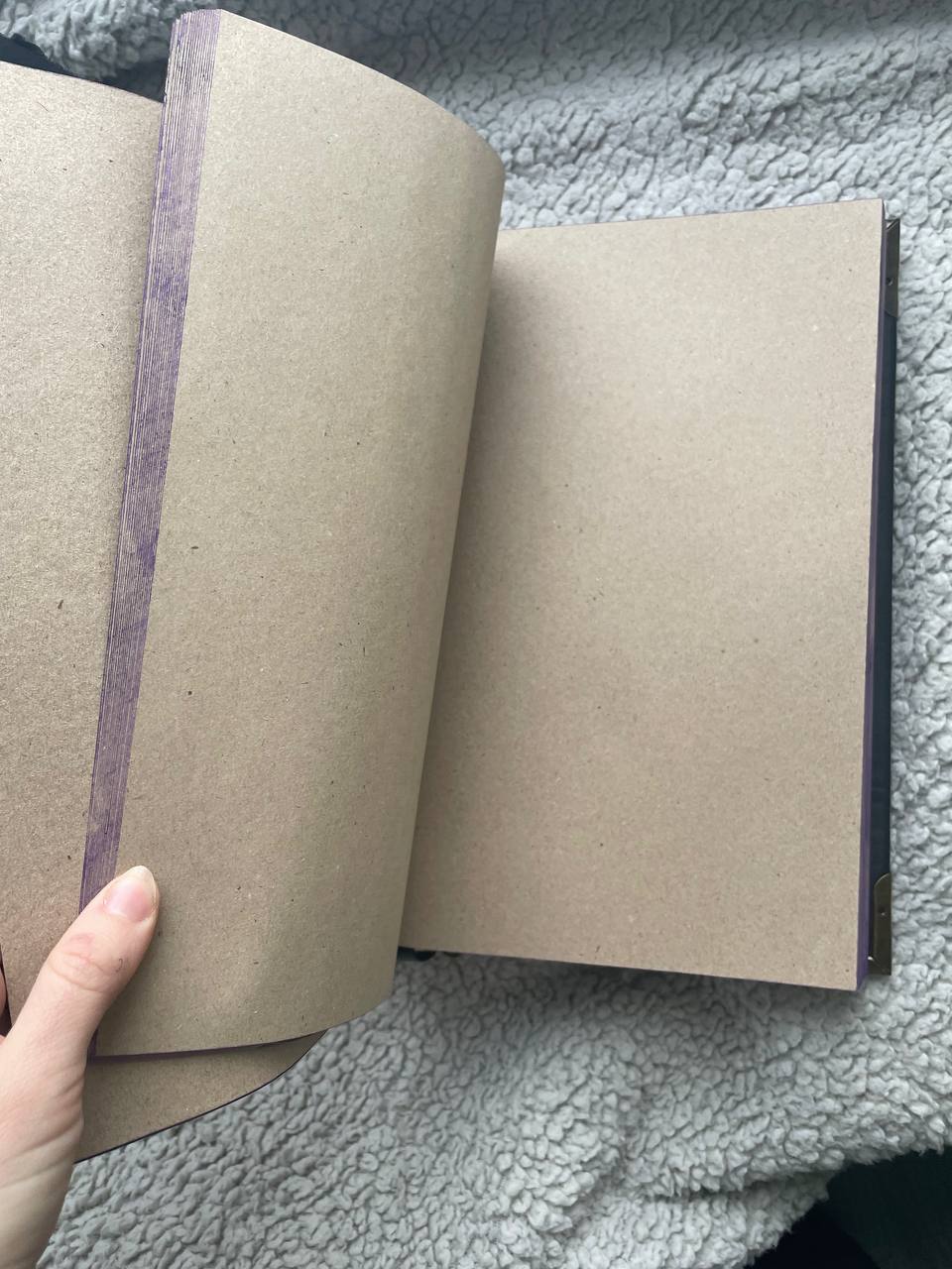 Hecate Grimoire – Handmade Leather Book of Shadows with Triple Moon & Labyrinth