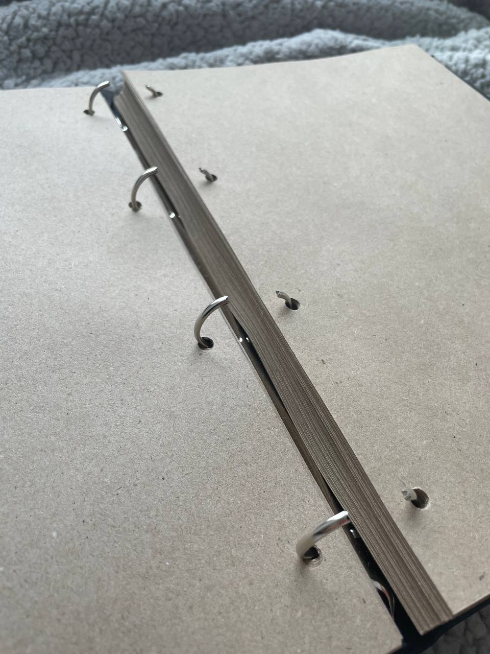 Grimoire A4 Handmade Leather Ring Binder for Witches | Pagan Spellbook with Replaceable Pages