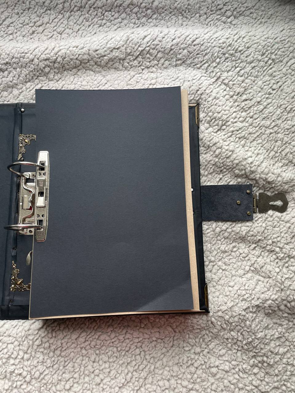 Personalized Sigil Binder Grimoire – Custom Logo / Symbol | Handmade Large Ring Binder Book