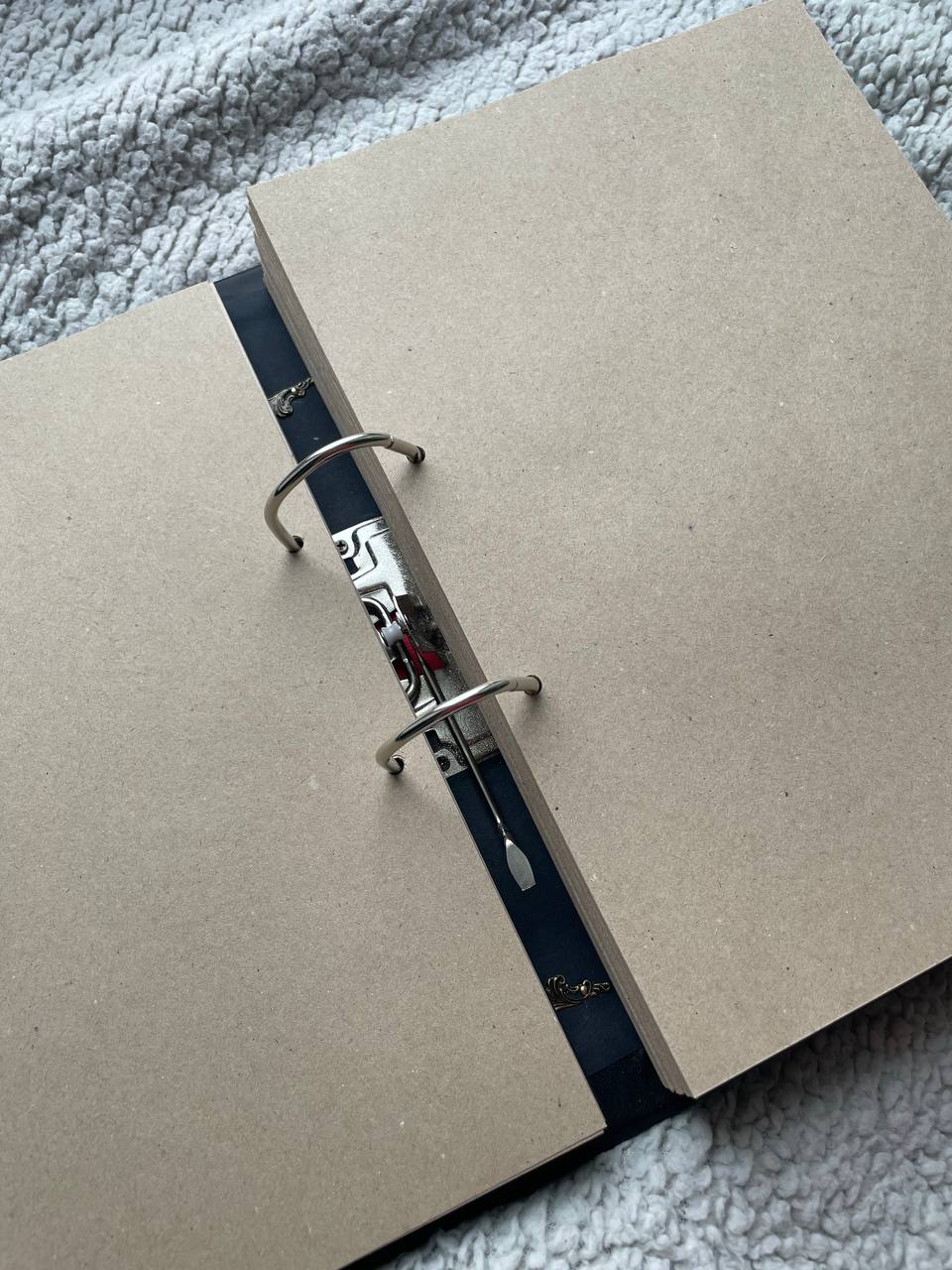 Personalized Sigil Binder Grimoire – Custom Logo / Symbol | Handmade Large Ring Binder Book