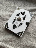 Handmade Grimoire White Moon – A Mystical Book for Luminous Souls