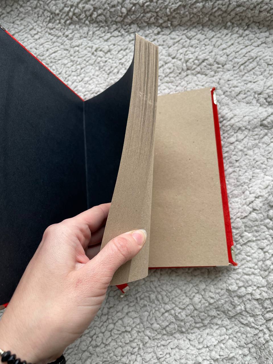 Personalized Blood Moon Grimoire – Suede Leather Spell Book, Custom Witch Journal