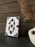 Handmade Grimoire White Moon – A Mystical Book for Luminous Souls