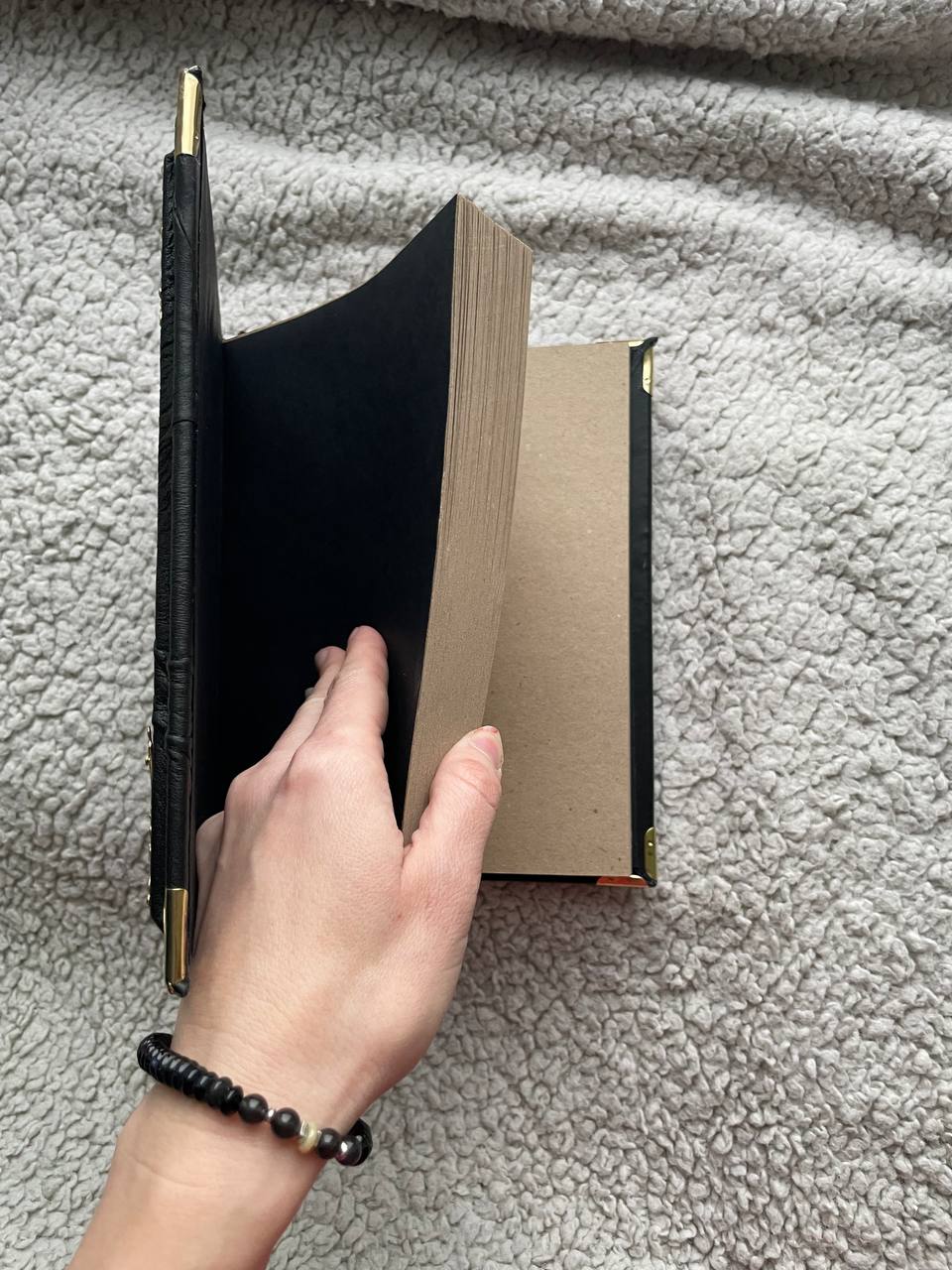 Tryzub Trident Leather Journal – Patriotic Handmade A5 Notebook, Ukrainian Trident Gift