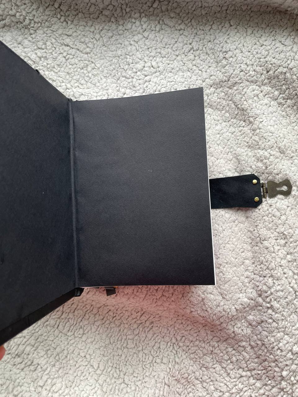 Amethyst Moon Grimoire – Leather Art Journal with Watercolor Pages, Moons Design, Handmade Spell Book