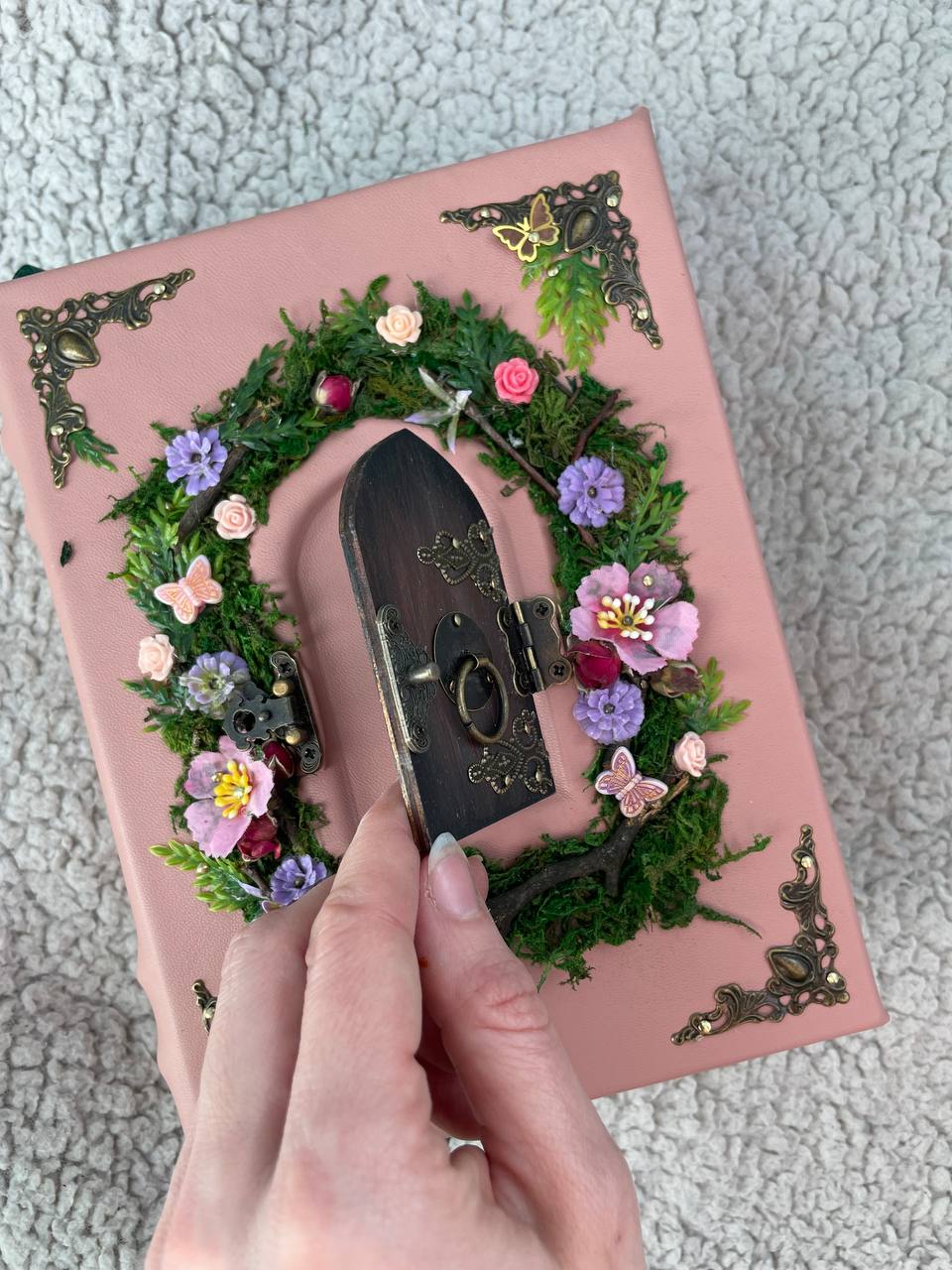 Spring Fairy Grimoire – Secret Garden Journal with Opening Doors