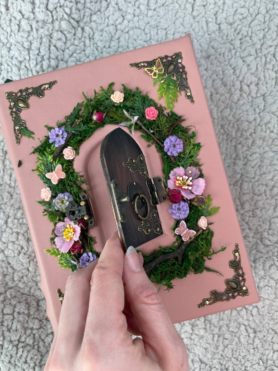 Spring Fairy Grimoire – Secret Garden Journal with Opening Doors