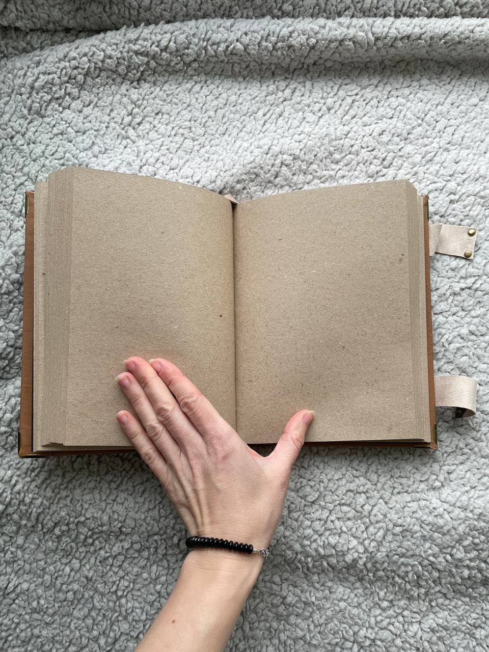 Family Tree Grimoire – Handmade Leather Journal with Woodburned Tree Design