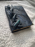 Kraken Grimoire – Dark Fantasy Leather Journal, Gothic Book of Shadows, Ocean Magic