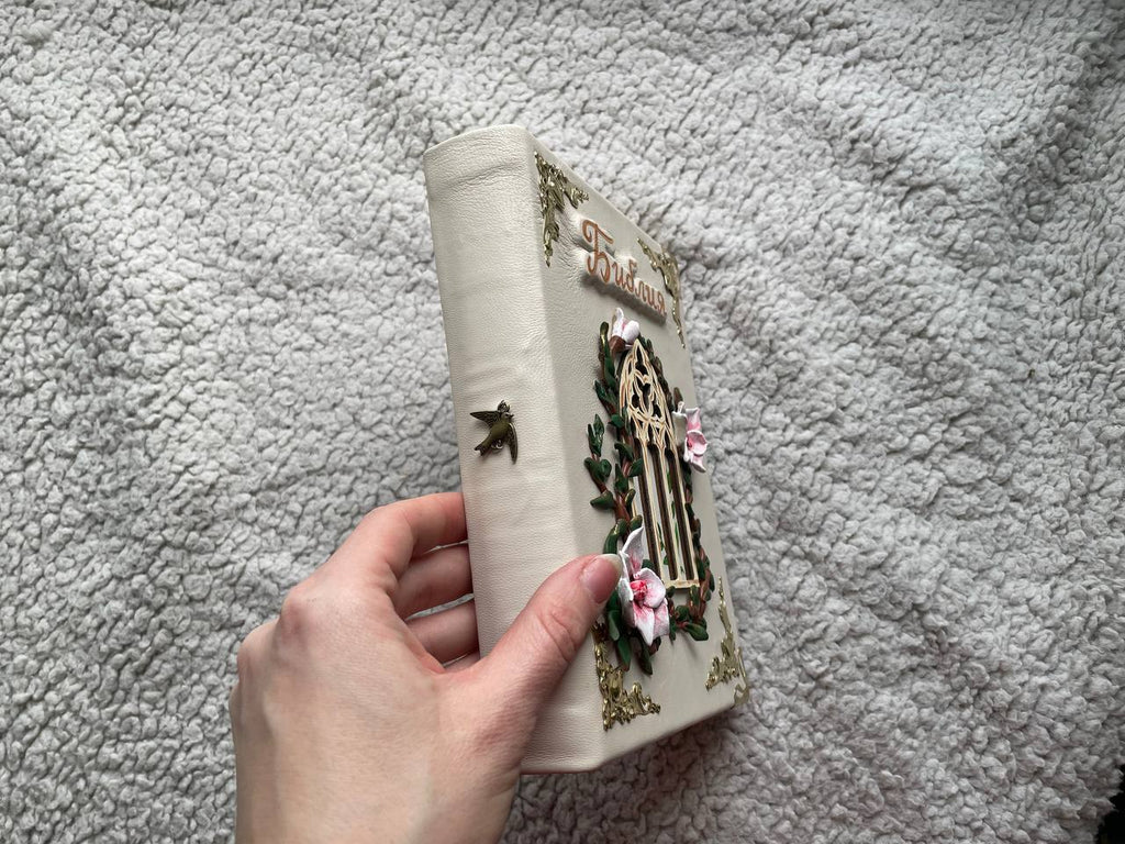 Personalized Leather Holy Bible A5 | Handmade Sculpted Cover | Custom Word Bible | Christian Gift