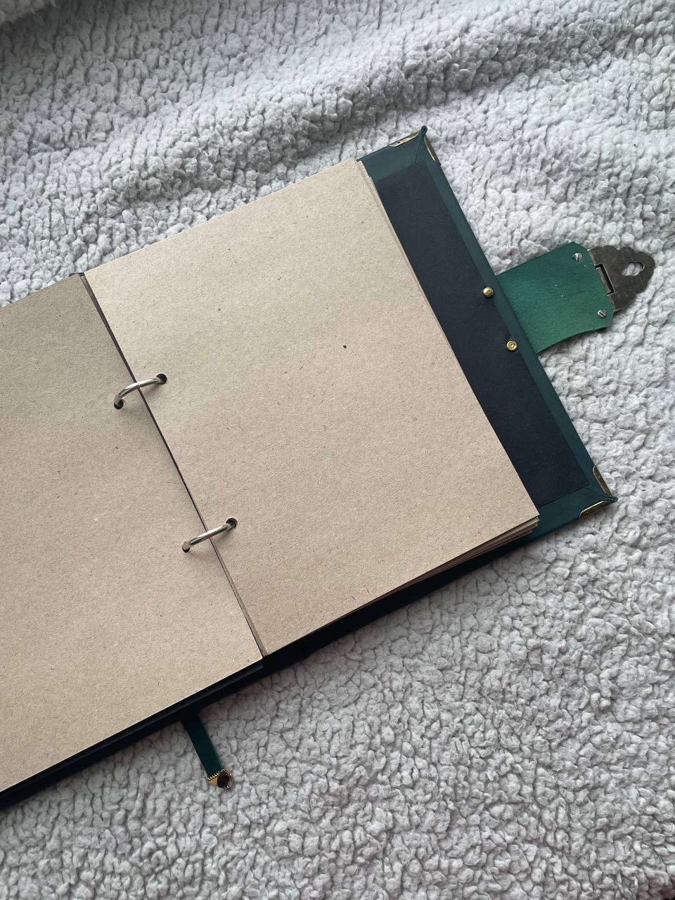 Leather Grimoire Binder with Triple Moon Phase & Tree of Life – Wiccan Book of Shadows