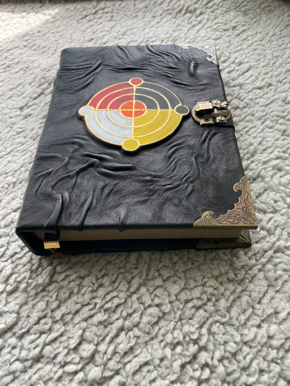 Elemental Balance Grimoire, Four Elements Journal, Witchcraft Spell Book, Alchemy Notebook