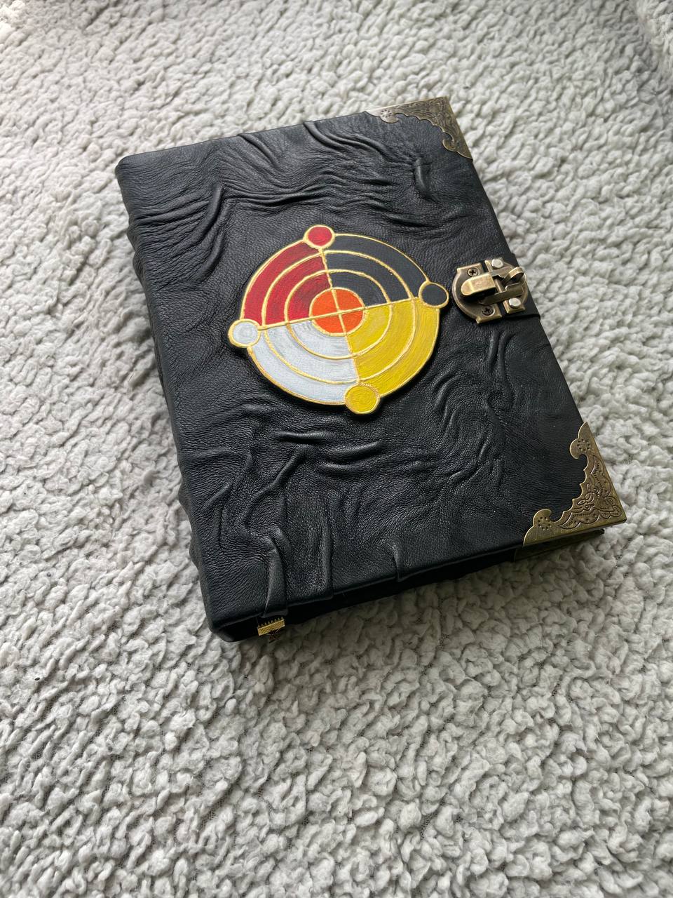 Elemental Balance Grimoire, Four Elements Journal, Witchcraft Spell Book, Alchemy Notebook