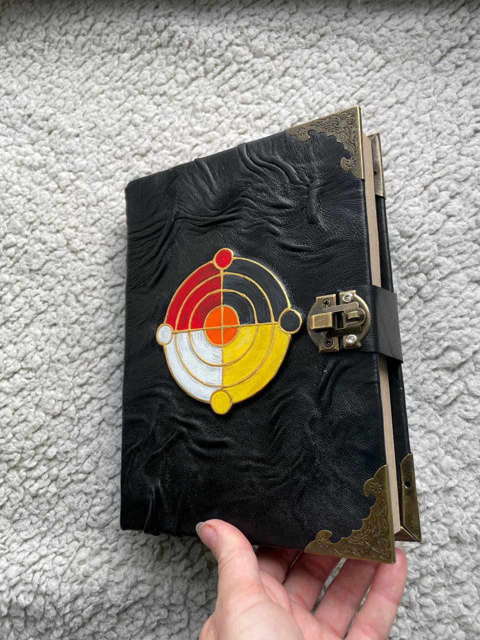 Elemental Balance Grimoire, Four Elements Journal, Witchcraft Spell Book, Alchemy Notebook