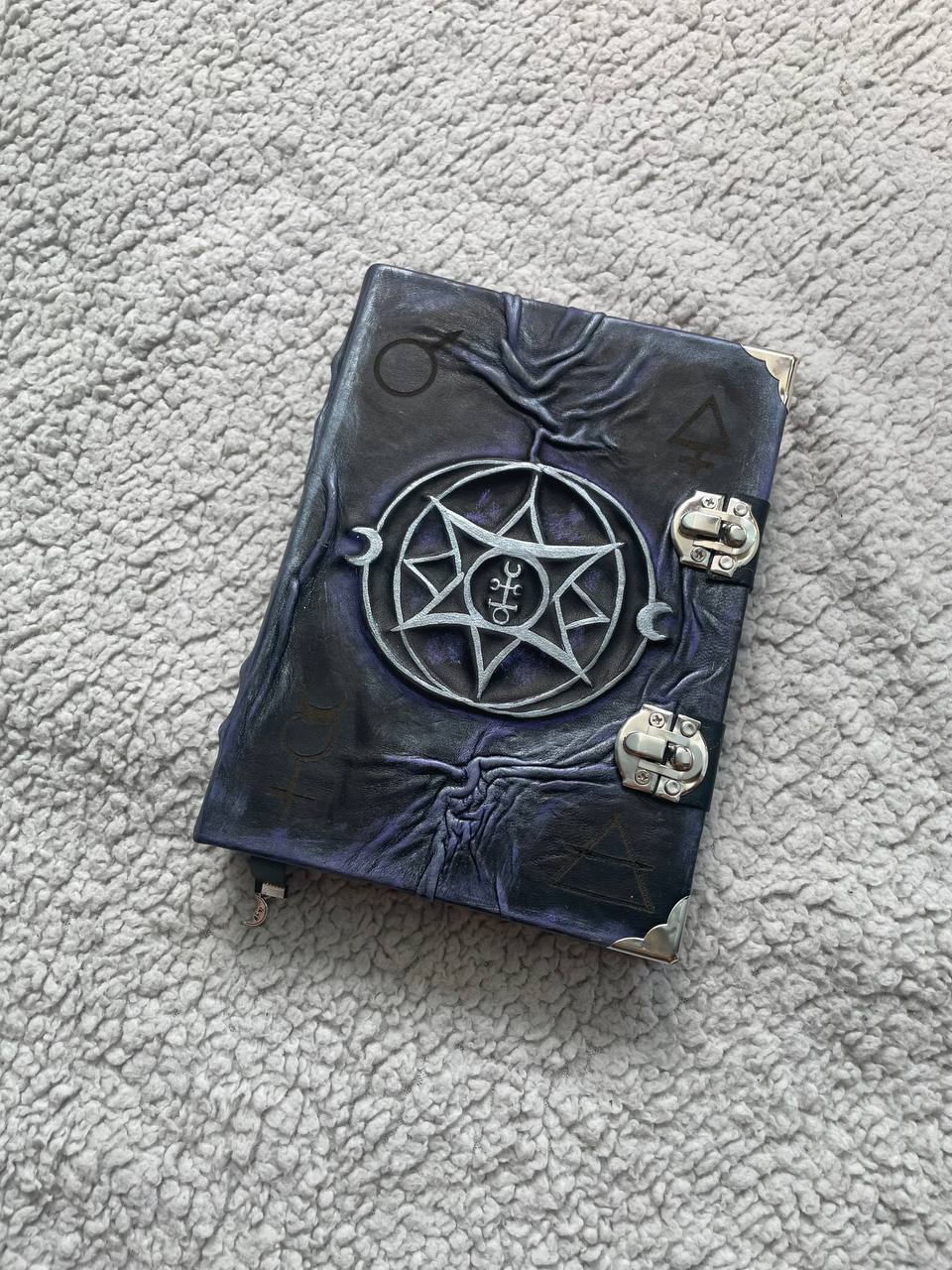 Lucifer Sigil Grimoire, Occult Journal, Demonolatry Spell Book, Luciferian Ritual Notebook