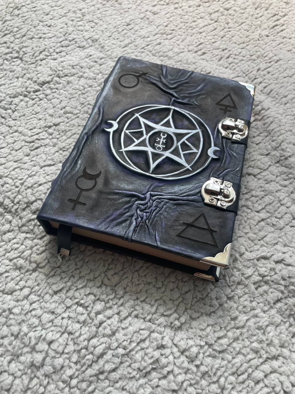 Lucifer Sigil Grimoire, Occult Journal, Demonolatry Spell Book, Luciferian Ritual Notebook
