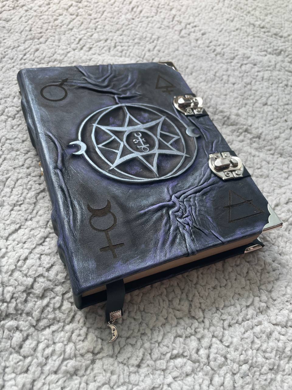 Lucifer Sigil Grimoire, Occult Journal, Demonolatry Spell Book, Luciferian Ritual Notebook
